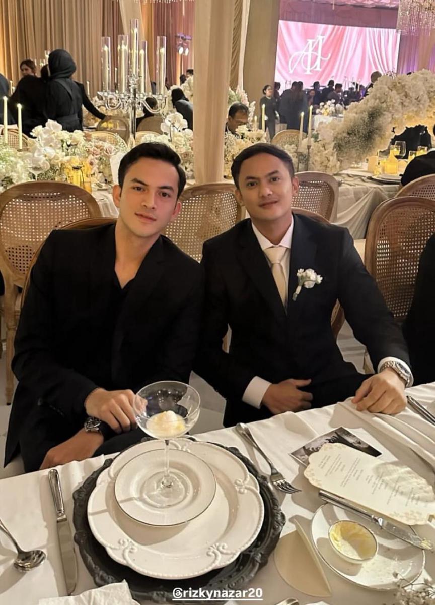 Rizky Nazar di pernikahan Al dan Alyssa (instagram.com/gibranfauzan77)