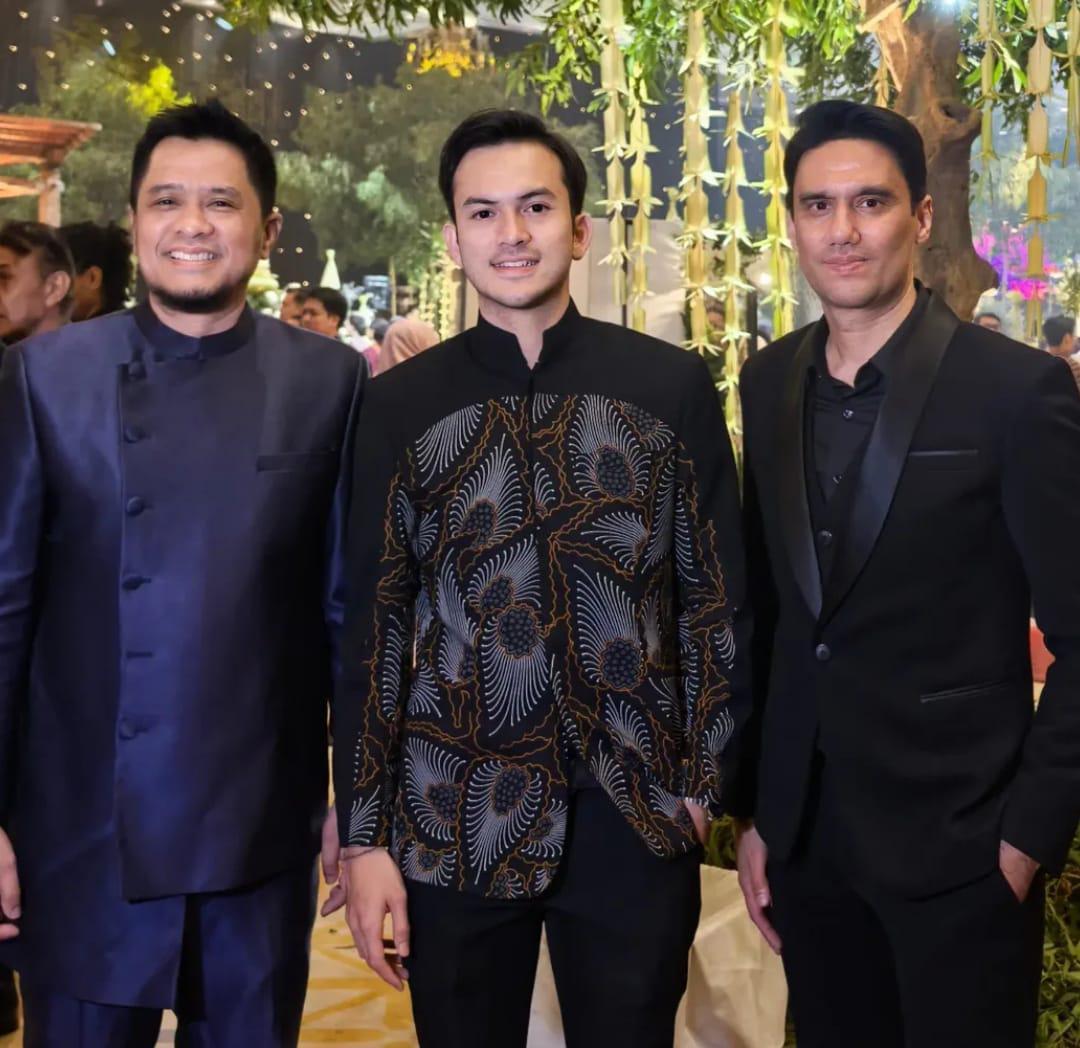 Rizky Nazar di pernikahan Al dan Alyssa (instagram.com/oryvitrio)