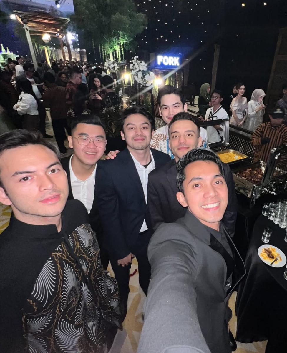 Rizky Nazar di pernikahan Al dan Alyssa (instagram.com/adysky99)