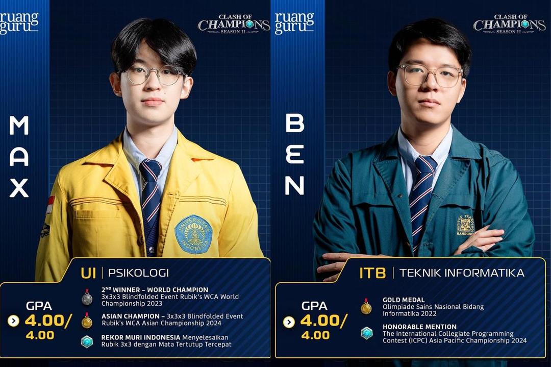 Peserta Clash of Champions season 2 (instagram.com/ruangguru)