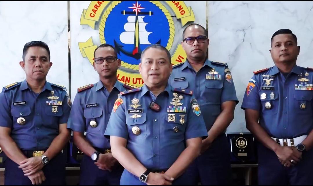 Komandan Lantamal VI Makassar, Brigjen TNI (Mar) Wahyudi.