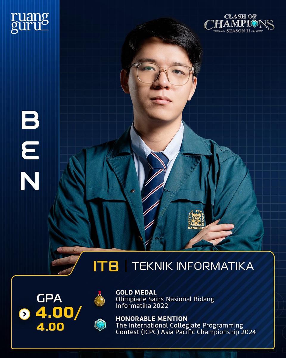 Peserta Clash of Champions season 2 (instagram.com/ruangguru)