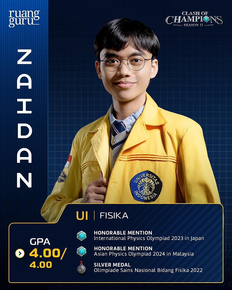 Peserta Clash of Champions season 2 (instagram.com/ruangguru)