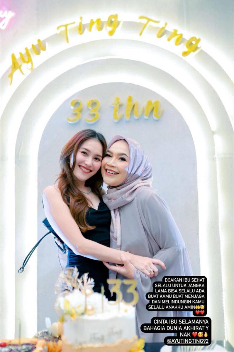Ulang tahun Ayu Ting Ting ke-33 (instagram.com/mom_ayting92_)