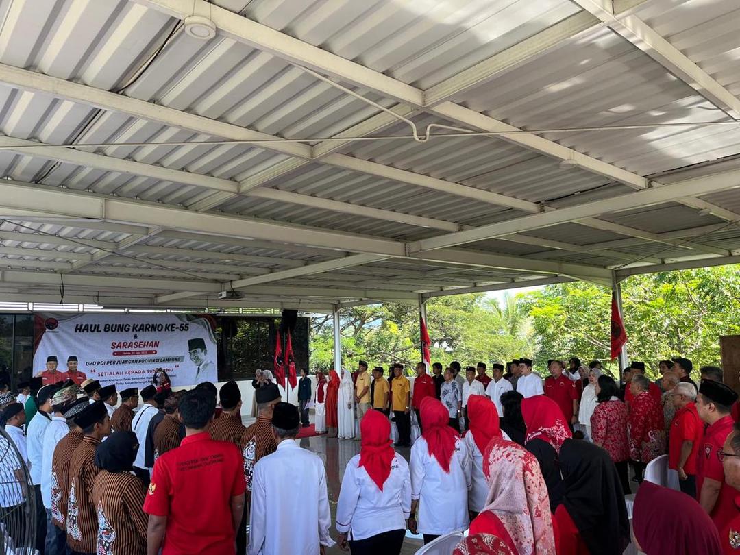 PDIP Lampung Gelar Haul Bung Karno ke-55, Komitmen Ideologi dan Perjuangan Rakyat