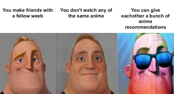 meme anime tema pertemanan (reddit.com/user/lover_of_garlicbread)