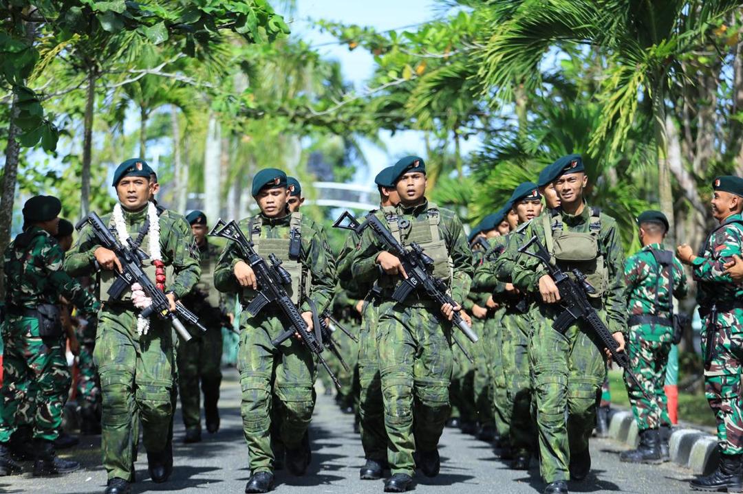 Penuh Haru! Pasukan Yonif 600/Modang Kembali dari Tugas Papua