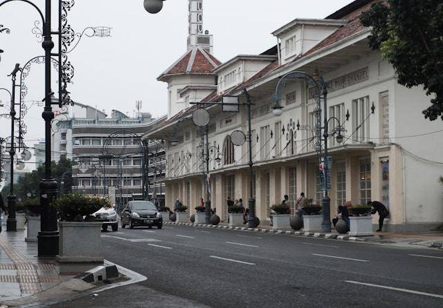 Potret suasana kota Bandung