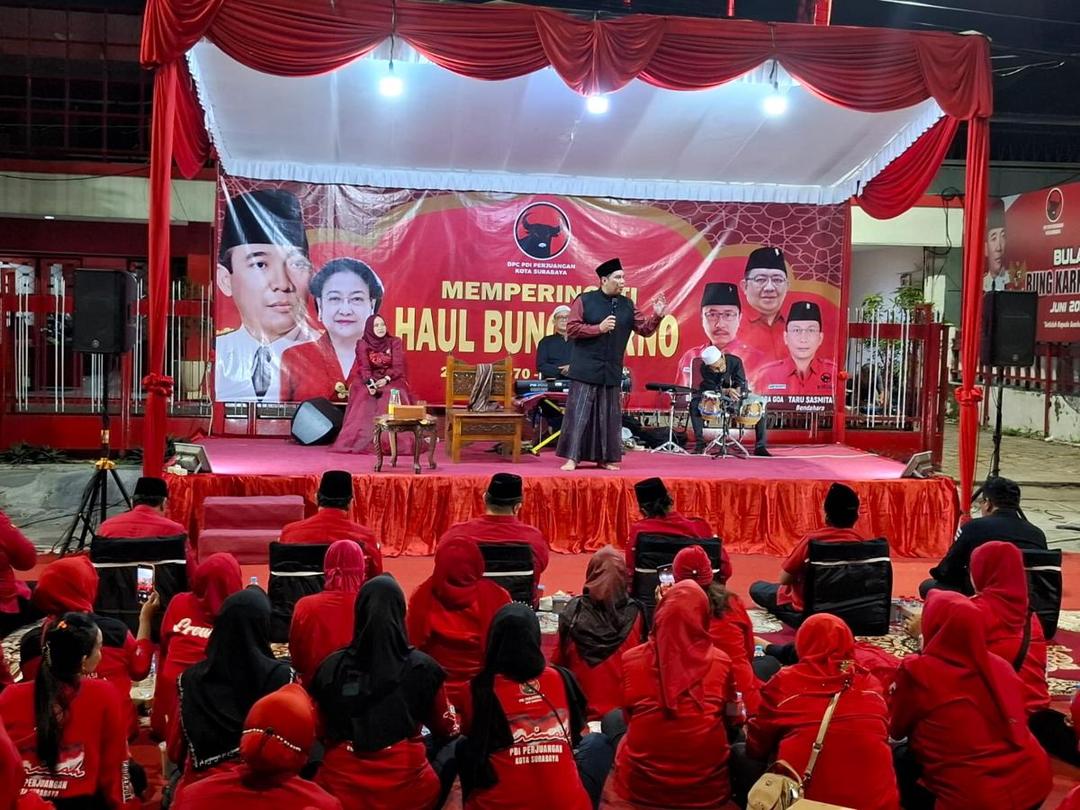Haul Bung Karno, PDIP Surabaya Ajak Lanjutkan Perjuangan Putra Sang Fajar