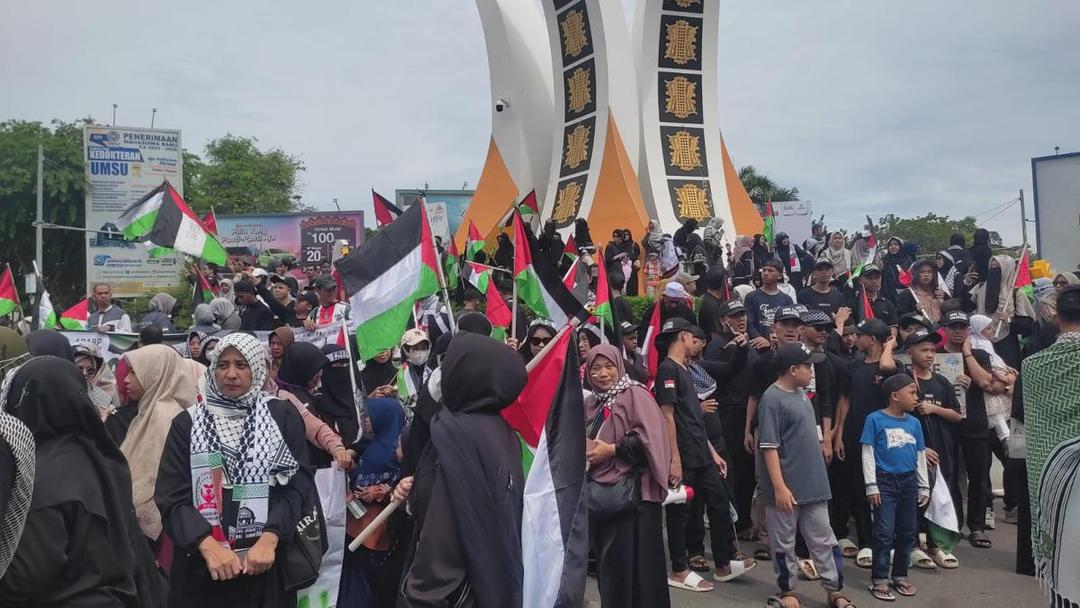 Warga Aceh Demo Desak PBB dan ICC Tangkap Perdana Menteri Israel