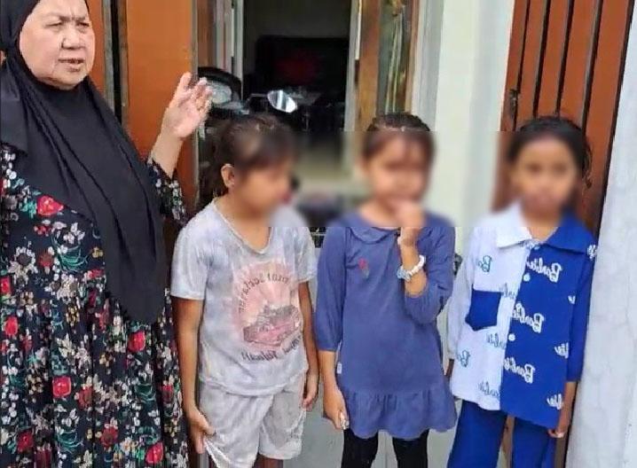 Tiga anak perempuan di Makassar diduga jadi korban penculikan/Istimewa