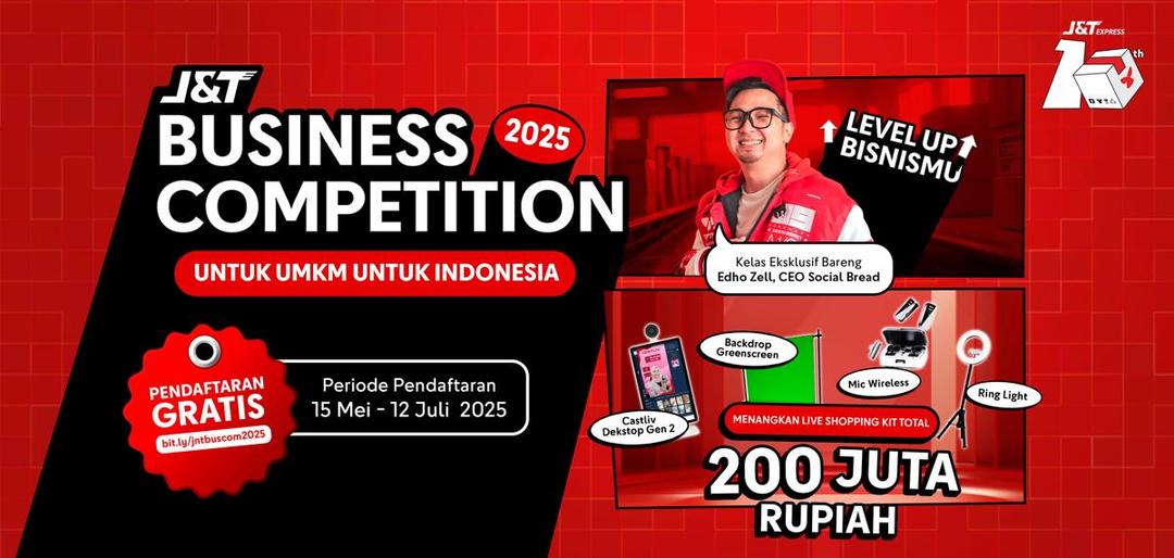 Edho Zell menjadi mentor untuk kompetisi J&T Express
