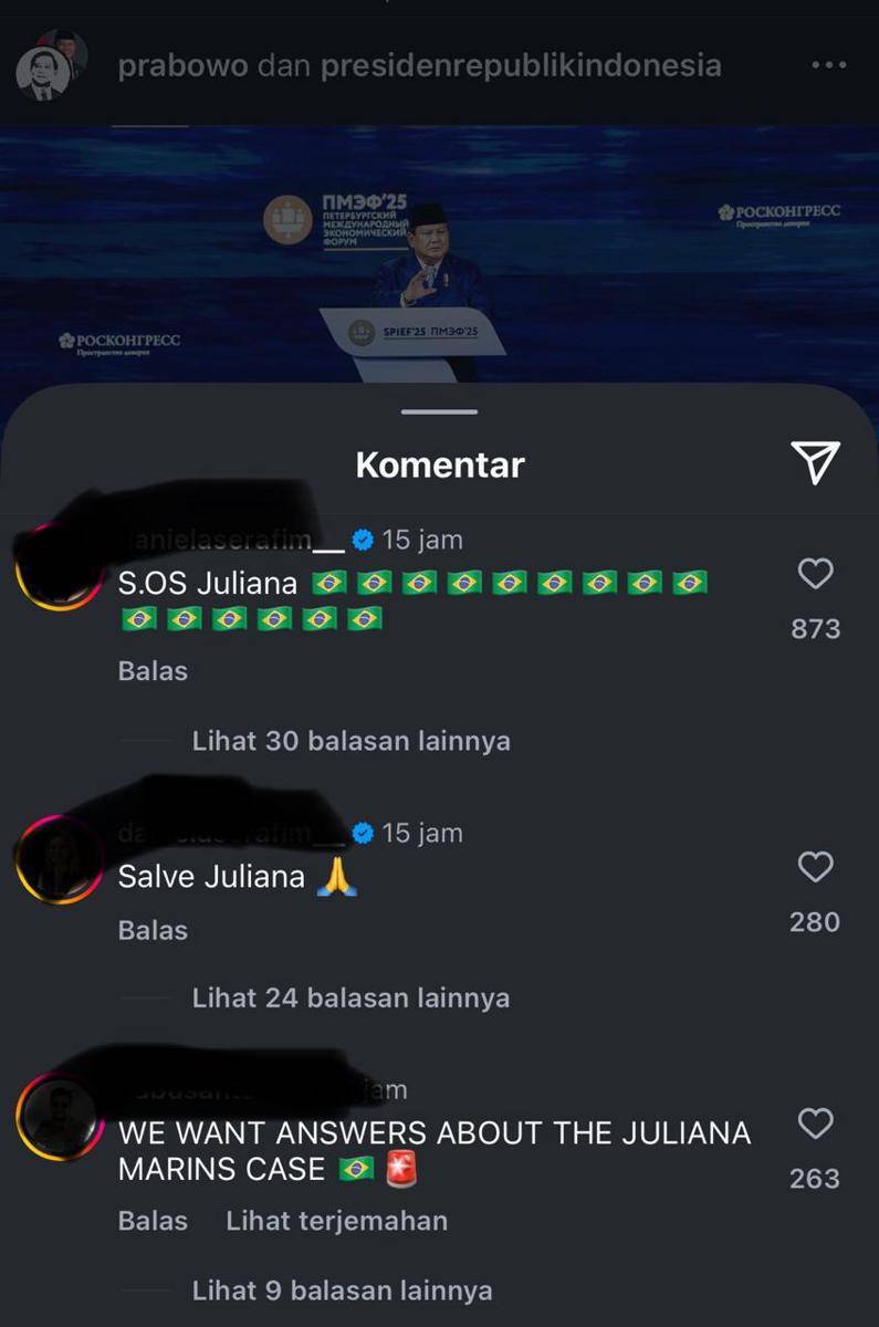 Instagram Prabowo