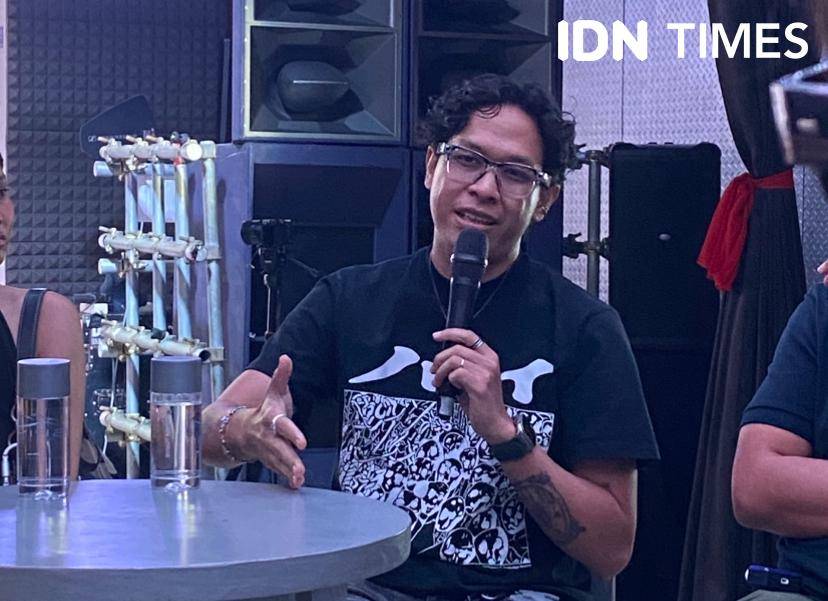 potret Hindia di acara sharing session, Selasa (24/6/2025)
