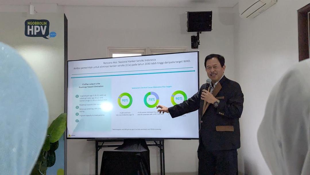 Ketua Umum Perkumpulan Obstetri dan Ginekologi Indonesia (POGI), Prof. Dr. dr. Yudi Mulyana Hidayat, Sp.OG, Subsp. Onk (IDN Times/Misrohatun)
