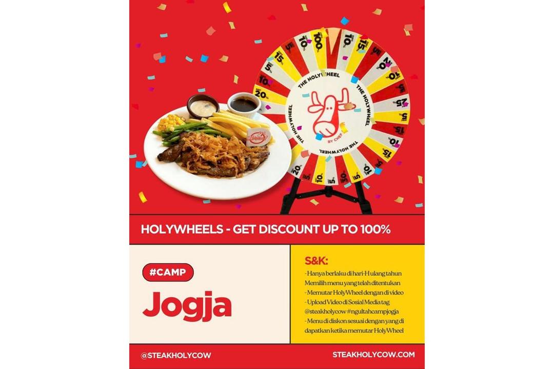 Promo birthday treat Holycow Jogja