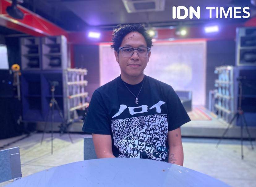 potret Hindia di acara sharing session, Selasa (24/6/2025) 
