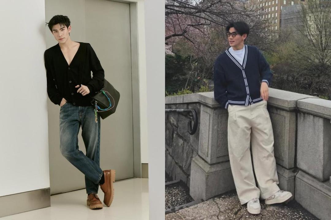 Playful Layering! 7 Inspirasi Cardigan Style ala Aktor Fourth Nattawat