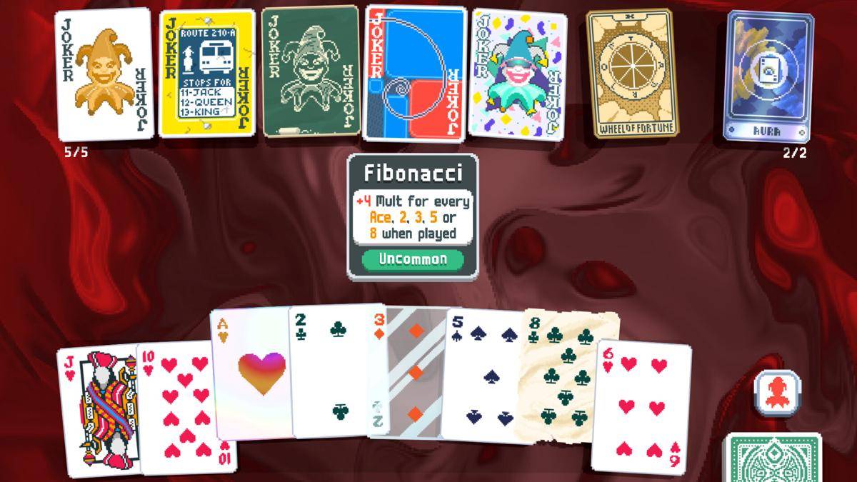 gameplay dari game Balatro