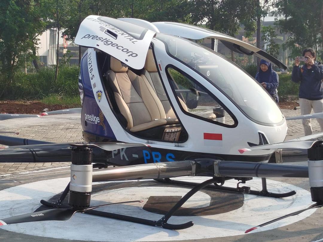 Mengenal EHang 216 S, Calon Taksi Terbang di Indonesia