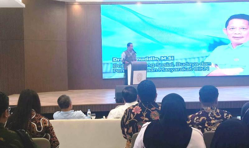 Deputi Alimuddin saat menutup pelatihan pendataan penduduk IKN (IDN Times/Ervan)