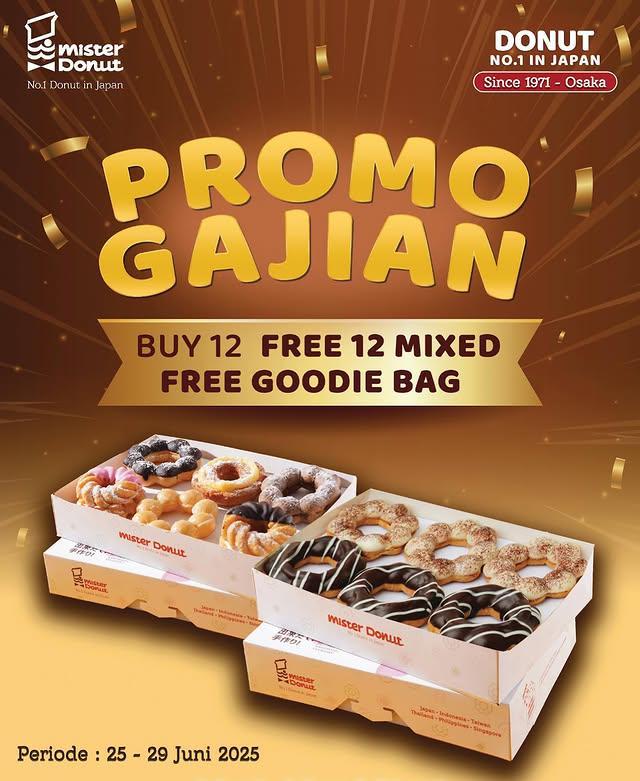 Promo makanan Mister Donut Juni 2025 (instagram.com/misterdonut_id)
