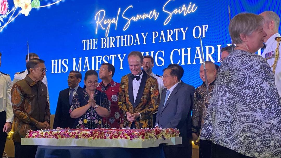 Meriahnya Perayaan HUT Raja Charles di Jakarta, Dubesnya Pantun!