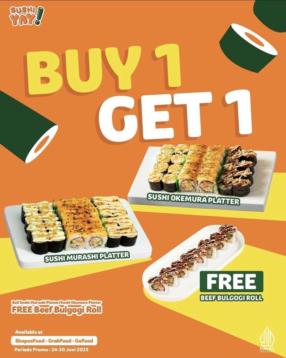 Promo makanan Sushi Yay! Juni 2025 (instagram.com/sushiyay.id)