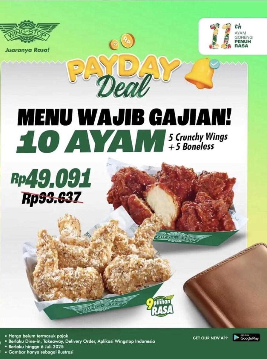 Promo makanan Wingstop Juni 2025 (instagram.com/wingstopid)