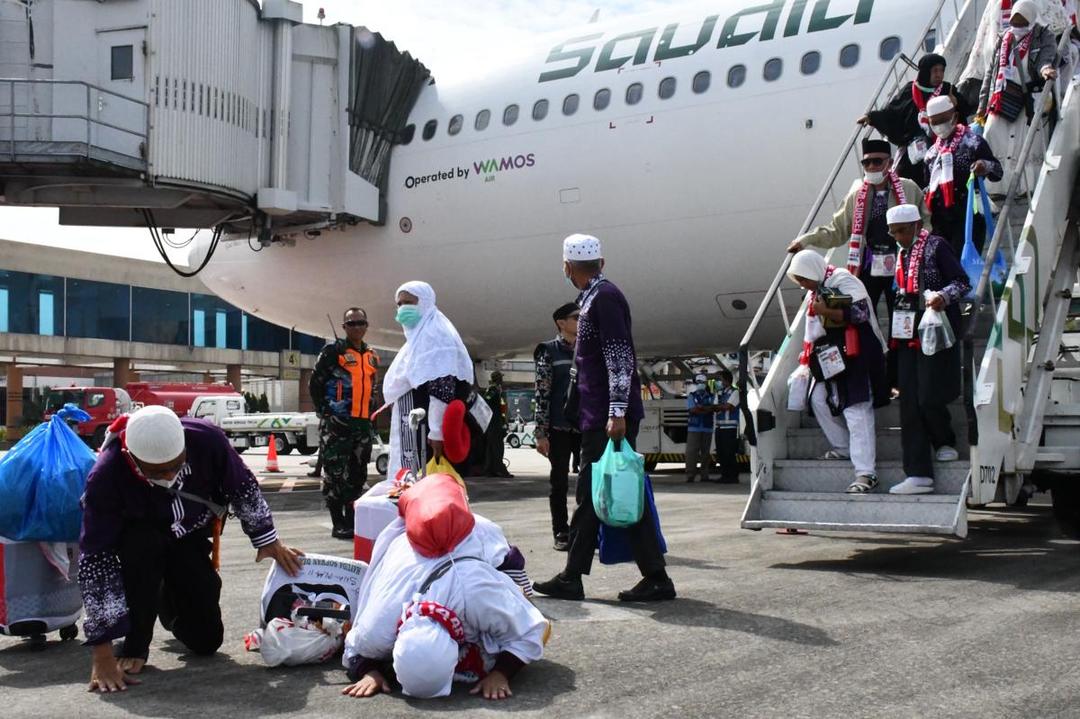 21 Jemaah Sumsel-Babel Wafat di Tanah Suci, Kloter 12 Pulang Hari Ini 
