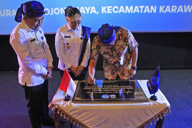 Pemkot Tangerang Hibahkan Tanah dan Bangunan kepada BNN