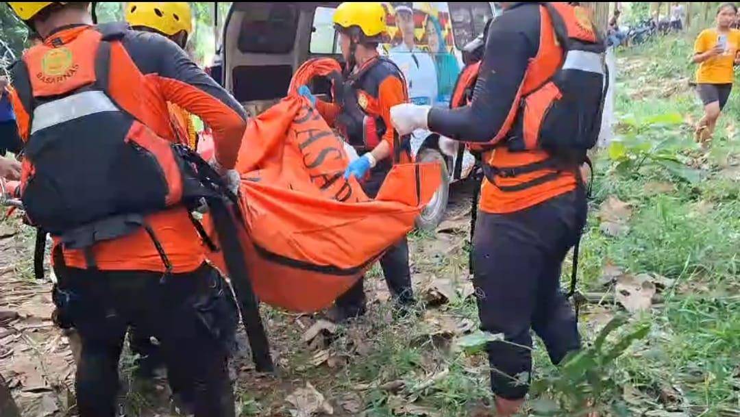 Pria Difabel Tewas Tenggelam di Sungai Way Sekampung Pesawaran