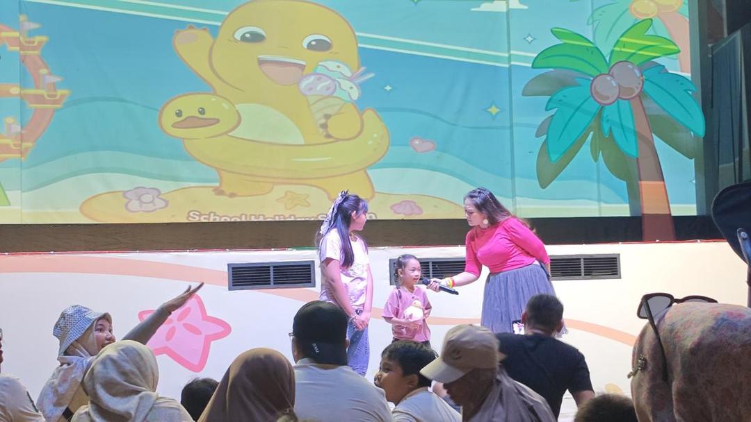 Meet & Greet with Nailoong di Ice Age Arctic Adventure pada Jumat (27/6/2025). (IDN Times/Febriyanti Revitasari)