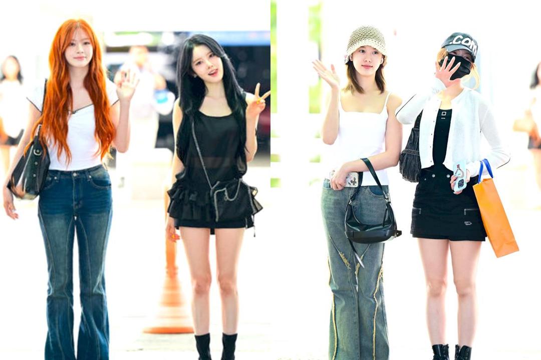 9 Potret STAYC Berangkat ke Jakarta untuk Konser STAY STUNED