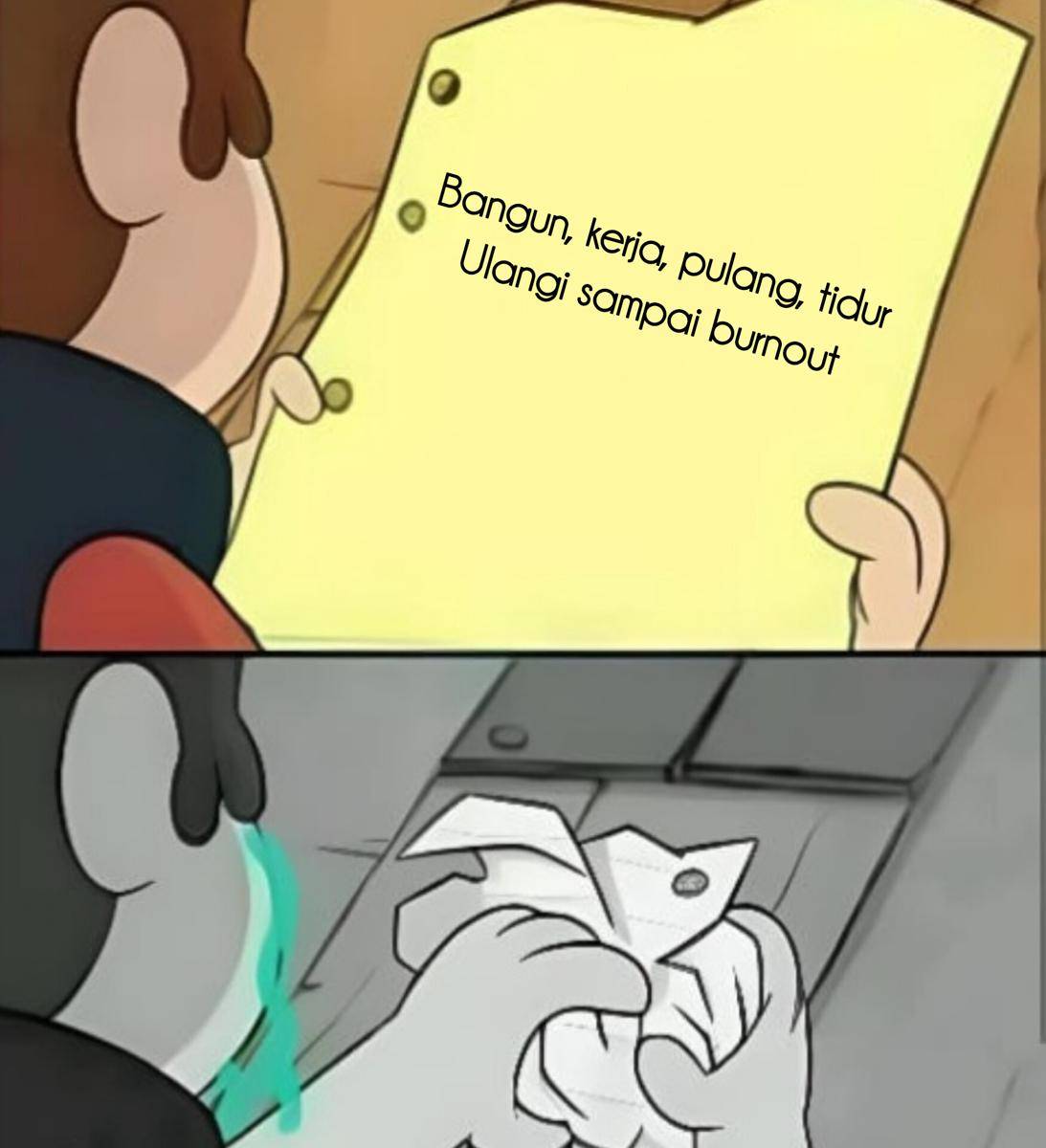 Meme kocak ditampar fakta (dok.pribadi/Sofi Nurhidayah)