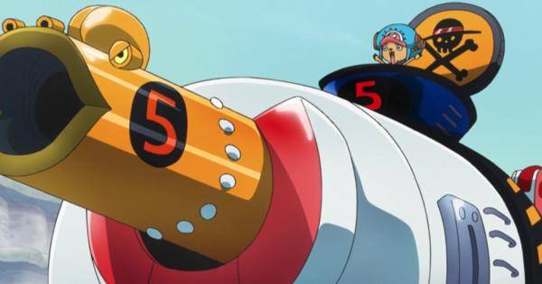 Chopper mengomandoi Brachio Tank V - One Piece