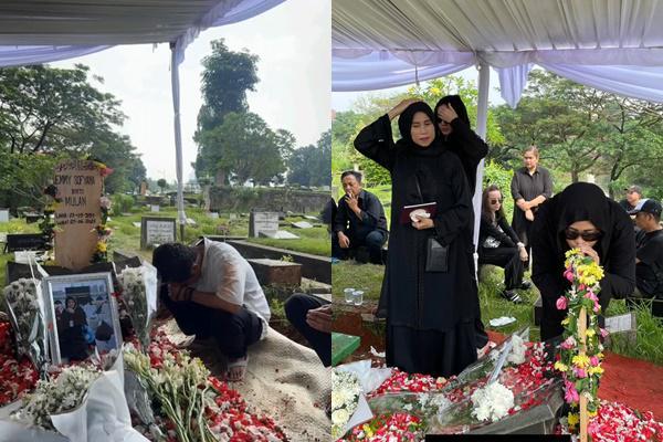 pemakaman ibunda Mita The Virgin "(instagramc.om/mitathevirgin)