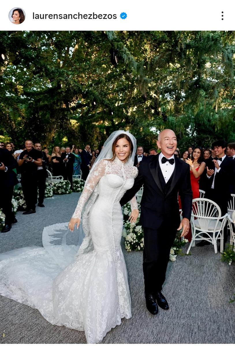 Jeff Bezos dan Lauren Sanchez