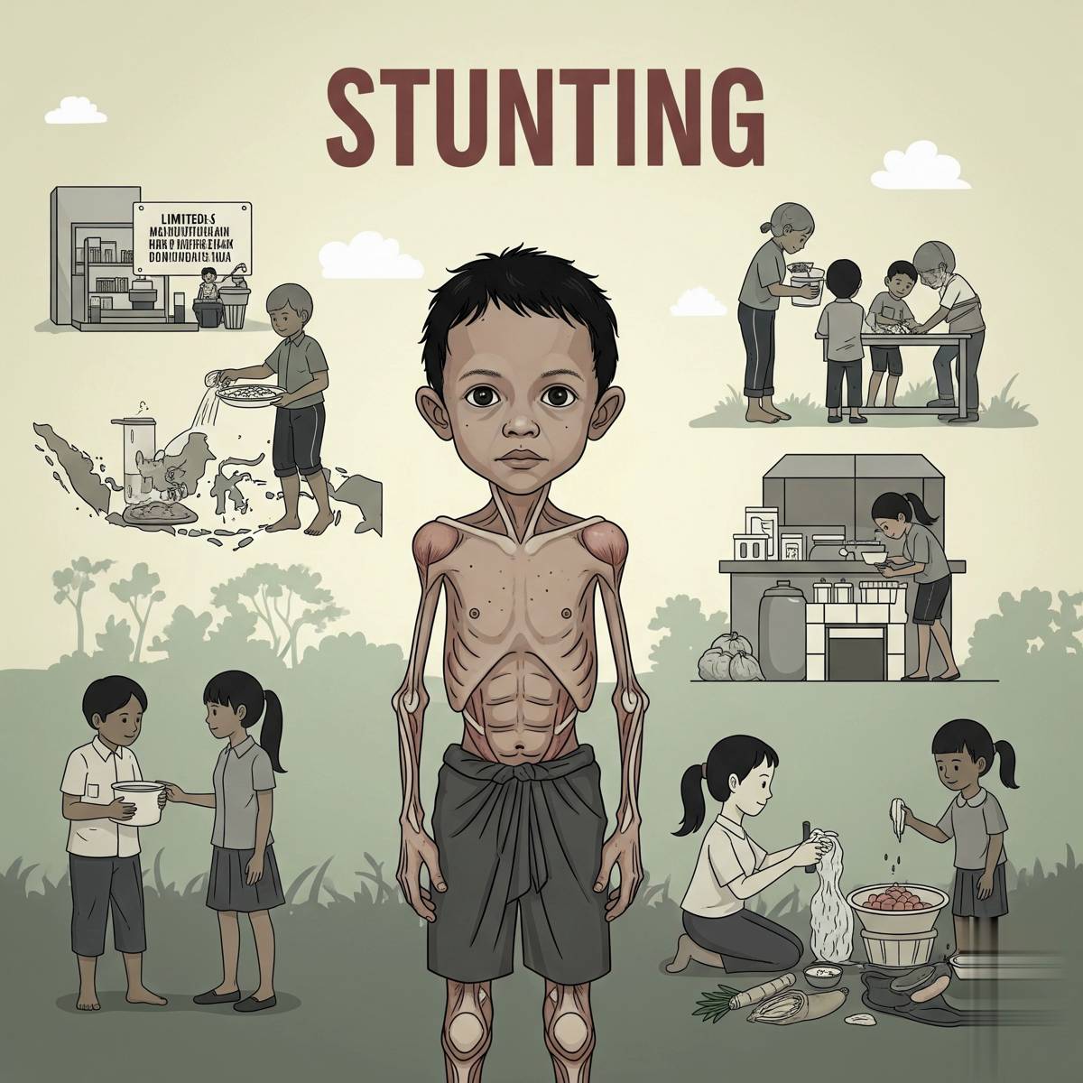 Stunting ilustrasi