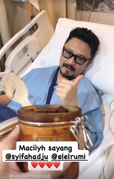 Ferry Maryadi Dirawat di RS (Instagram.com/kangferrymaryadi)