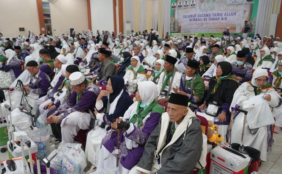 63 Persen Jemaah Haji Sumut Sudah Kembali ke Tanah Air, 1 Tertunda Pulang