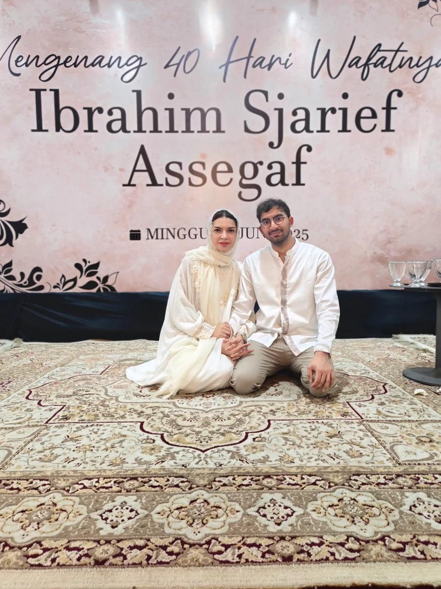 tahlilan 40 hari meninggalnya suami Najwa Shihab (instagram.com/najwashihab)