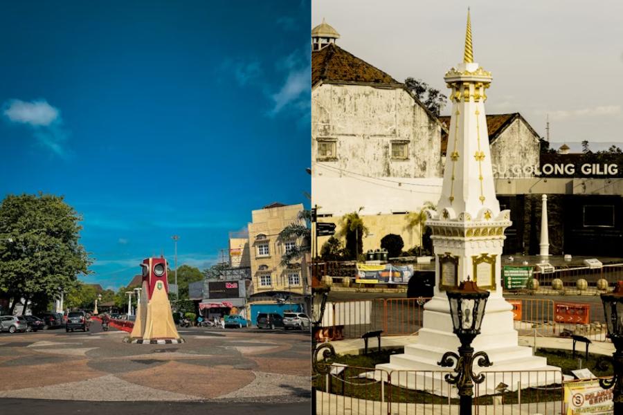 Potret kota Solo (unsplash.com/raidaux) | Potret kota Yogyakarta (unsplash.com/electrodog)
