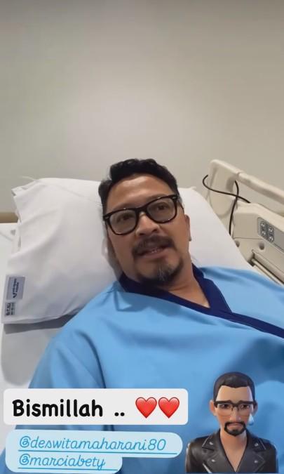 Ferry Maryadi Dirawat di RS (Instagram.com/kangferrymaryadi)