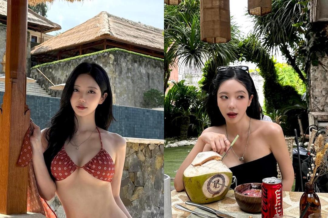 7 Potret Liburan Yun Ha Jeong Single's Inferno 3 di Bali, Betah!