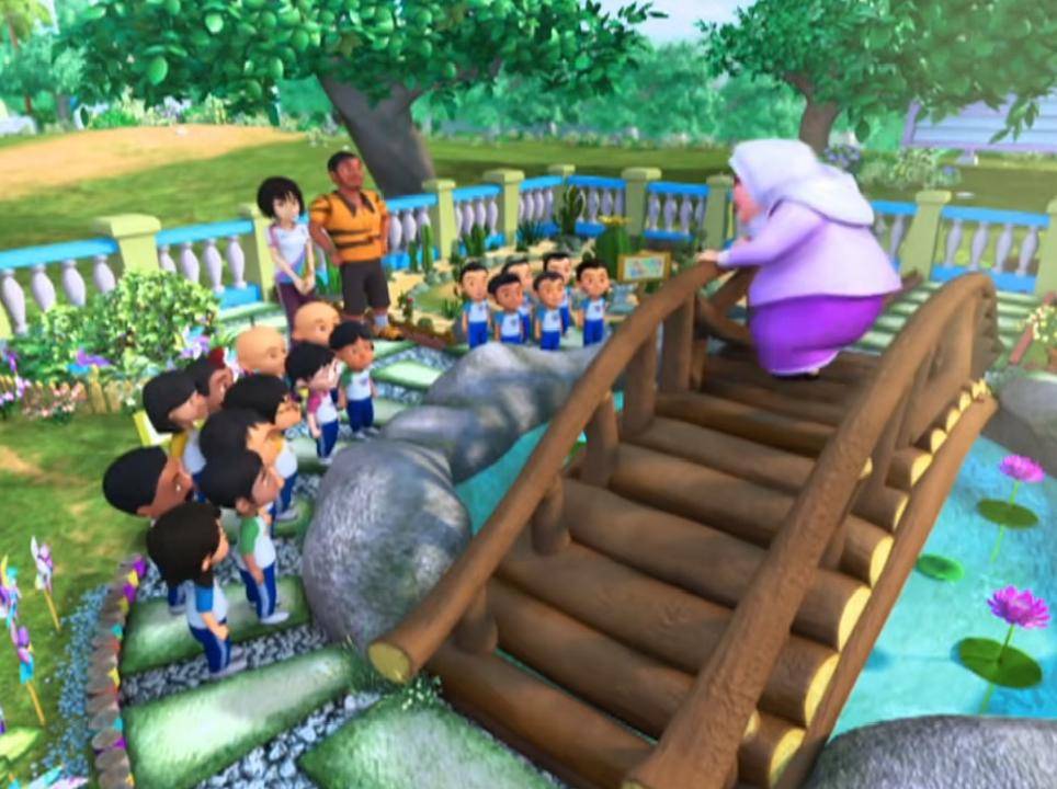 cuplikan episode "Taman Mesra" (dok. Les' Copaque Production/Upin & Ipin)