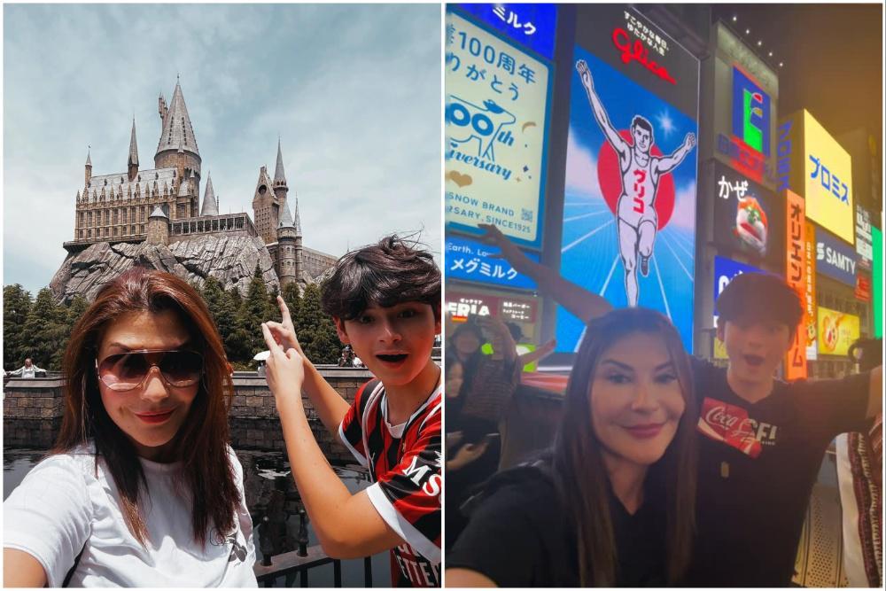 10 Potret Tamara Bleszynski Liburan ke Jepang Berdua dengan Anak Bungsu