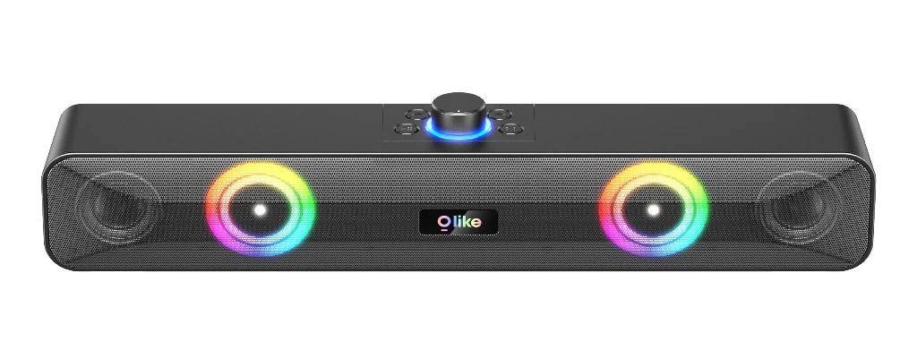 OLIKE Speaker Soundbar S5H+RGB (shopee.co.id/Olike Official Shop)
