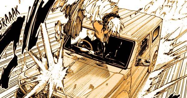 Gozu tertabrak oleh Sakamoto - Sakamoto Days