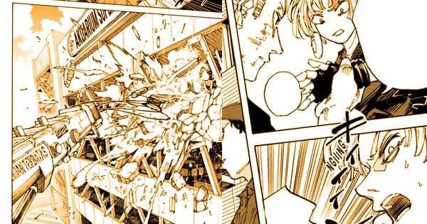 Sakamoto memanfaatkan alat Kumanomi untuk menggerakkan mesin derek - Sakamoto Days